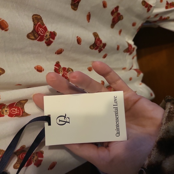 Quintessential Love Teddy Football Pj Set New Soldout Online - Picture 3 of 3